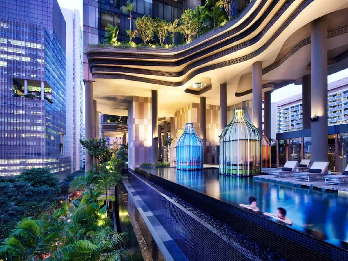 Hoteles geniales e inusuales en Singapur